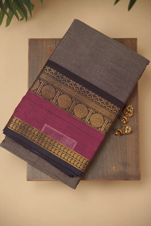 Chettinadu Cotton Saree TSA5309 Purple