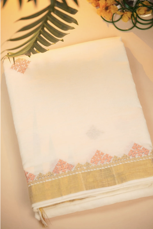 Kerala Cotton Saree TSA0967