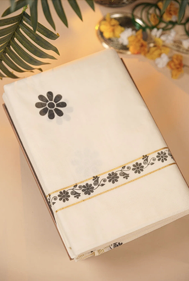 Kerala Cotton Saree TSA0931