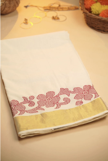 Kerala Cotton Saree TSA5470